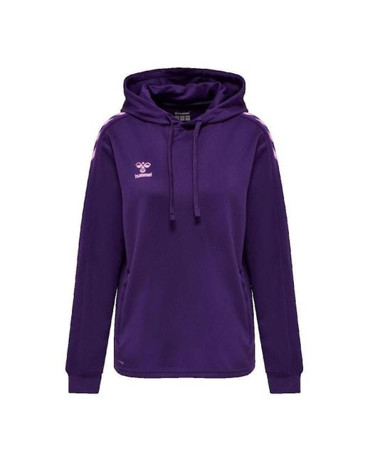 Sweat-shirt Sweat à capuche hmlCORE XK Poly Hummel pour homme en coloris Purple