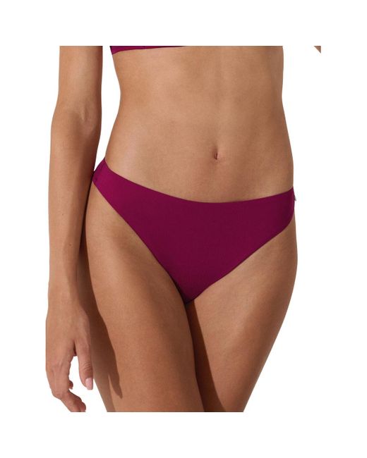 Maillots de bain Bas maillot brésilien de bain taille basse Palma Lisca en coloris Red