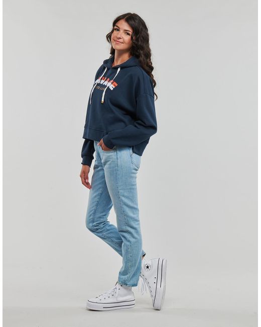 ONLY Blue Sweatshirt Onlpixa L/S Hood Cs Swt