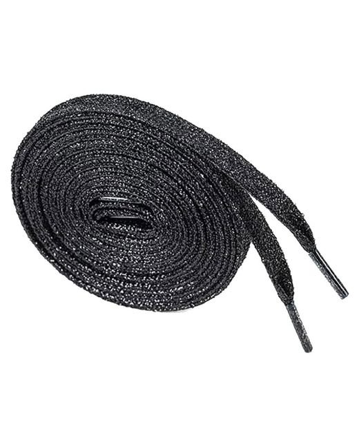 Chaussettes Paire de lacets paillettes noires 120 cm Sud Trading en coloris Blue