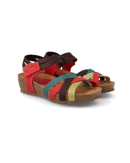 Sandales Interbios en coloris Red