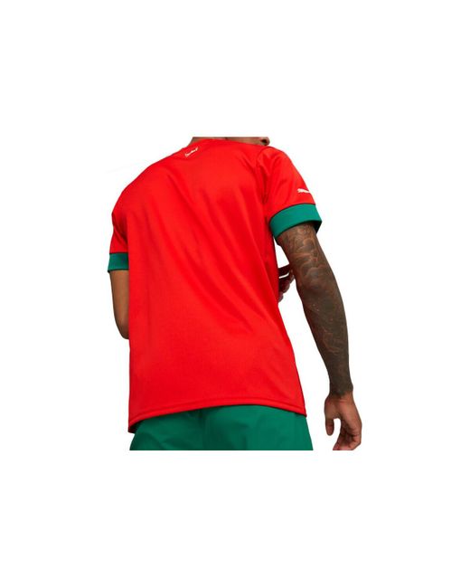 T-shirt Home du Maroc 22/23 Replica PUMA pour homme en coloris Red