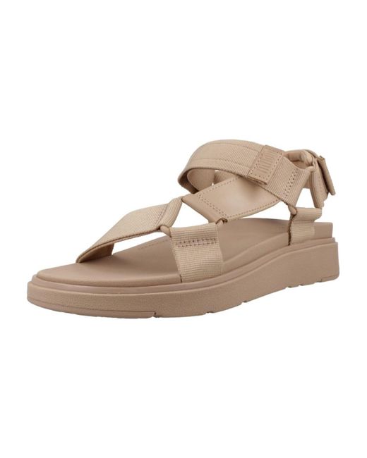 Fitflop Sandalen Gen Ff Adj Webbing Leather in het Brown