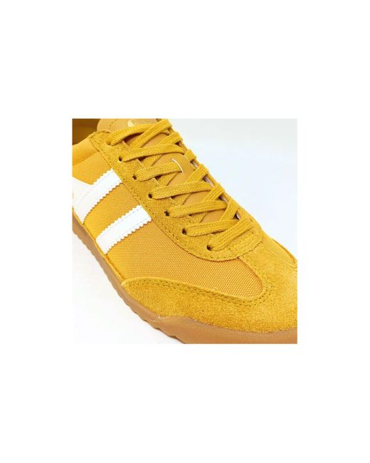 Baskets BASKET TORNADO JAUNE/BLANC Gola en coloris Metallic