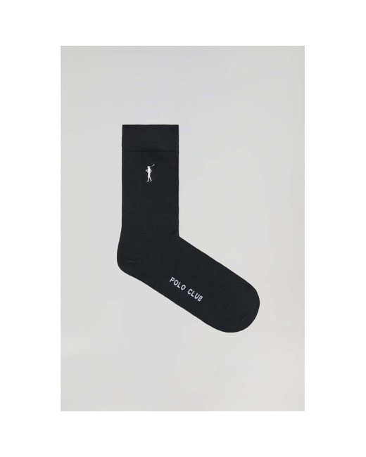 Chaussettes PACK - 5 RIGBY GO SOCKS BLACK POLO CLUB pour homme