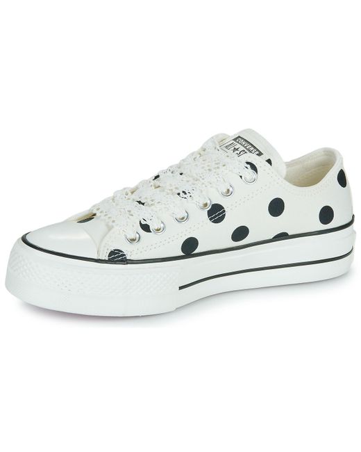 Baskets basses CHUCK TAYLOR ALL STAR LIFT Converse en coloris Metallic