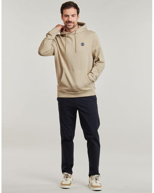Element Capuchon Sweaters 3 Horizons Po in het Natural voor heren