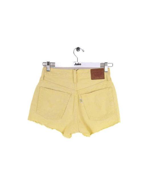Short Mini Short 501 Levi's en coloris Yellow