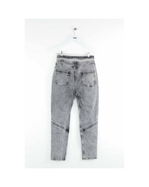 Jeans Jean en coton gris Ba&sh en coloris Gray