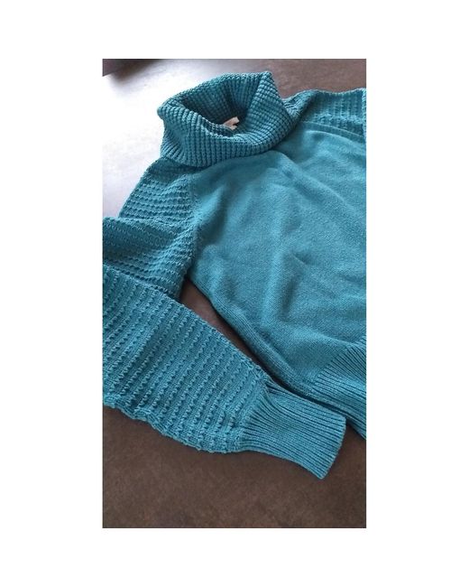 Pull Pull Col Roulé Esprit en coloris Blue