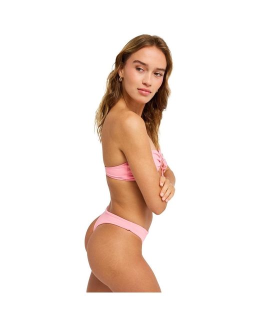 Maillots de bain Solid Essentials Tanga Roxy en coloris Brown