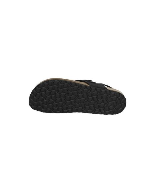 Claquettes Interbios pour homme en coloris Black