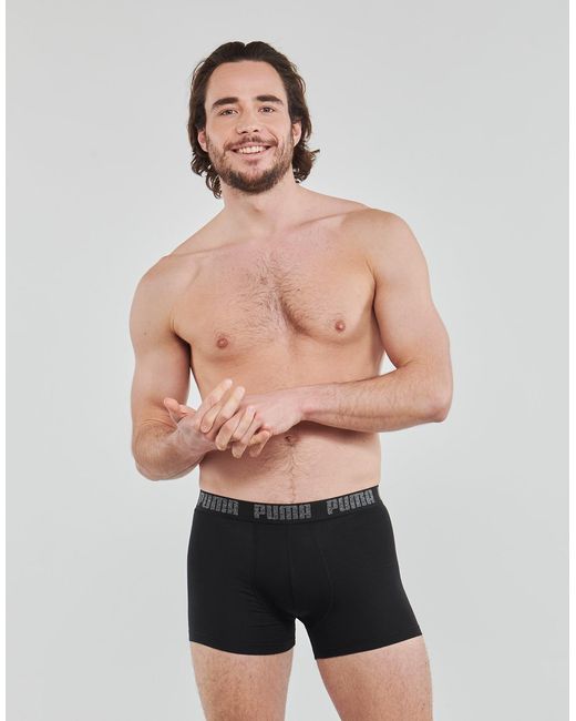 PUMA Boxers Basic X6 in het Black voor heren
