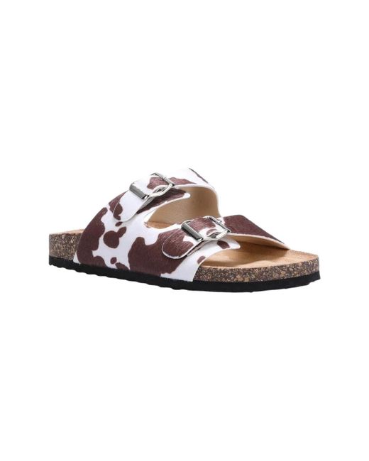 La Modeuse Teenslippers 75152_P177605 in het Brown