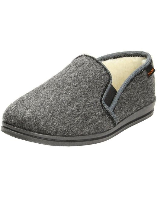 Chaussons Fischer pour homme en coloris Gray