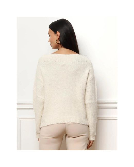 Pull Pulls pour - Beige La Modeuse en coloris White