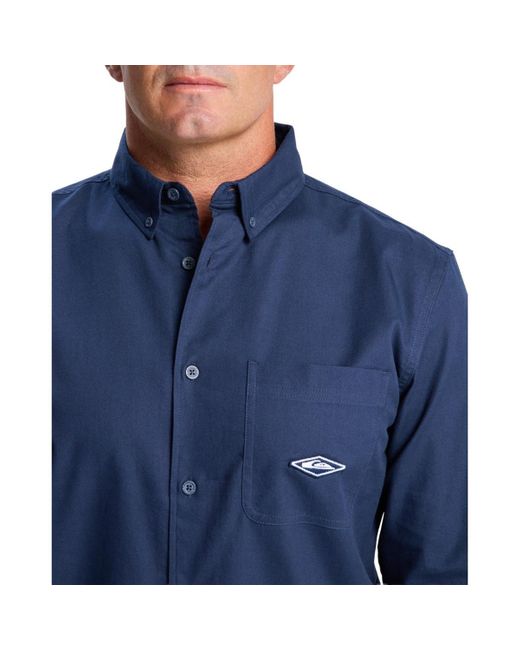 Chemise Diamond Quiksilver pour homme en coloris Blue