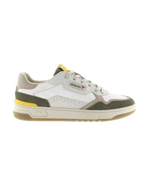 Baskets basses 8800124 kaki Victoria pour homme en coloris White