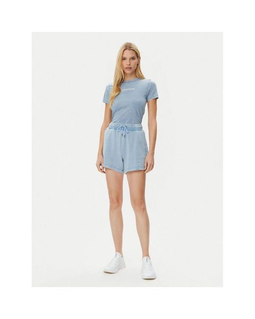 Short W5GD0N KCTJ1-IDWS Guess en coloris Blue
