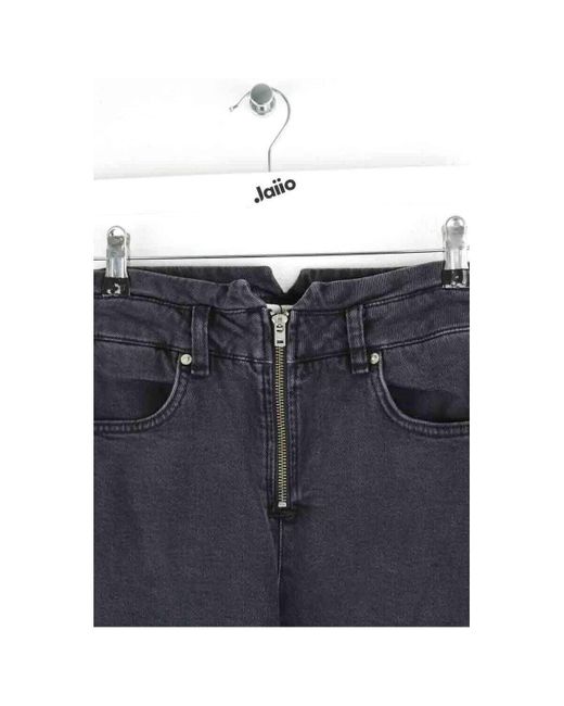 Jeans Jean slim en coton noir Ba&sh en coloris Gray