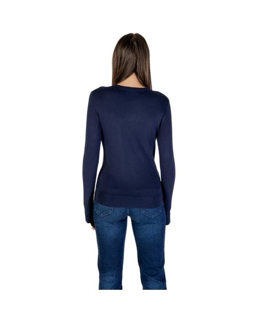 Pull LS CN REYNA LOGO SWTR W5BR40 Z2NQ2 Guess en coloris Blue