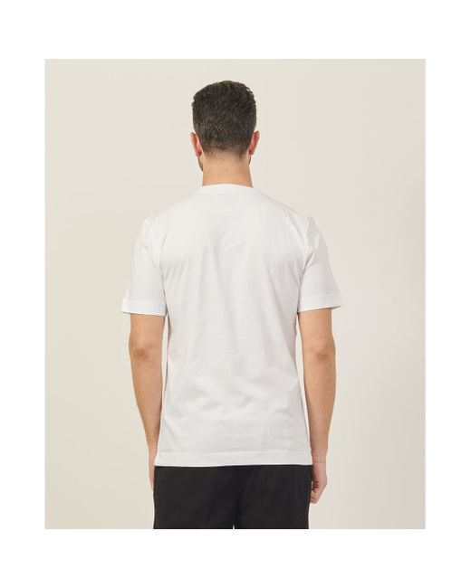 T-shirt T-shirt en coton avec poche Gazzarrini pour homme en coloris White