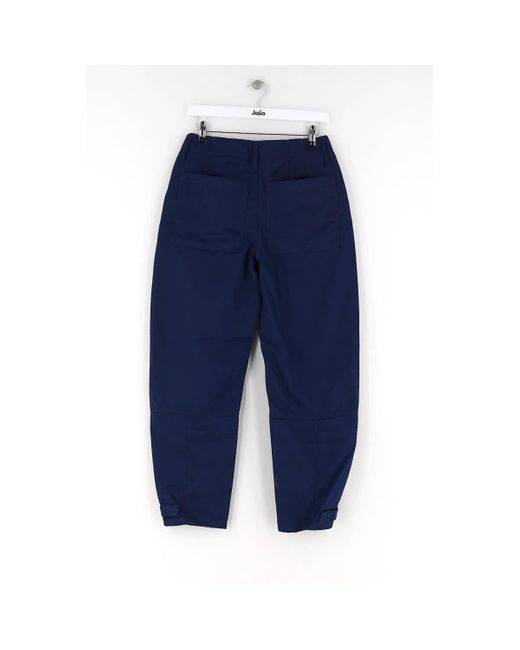 Pantalon Pantalon droit bleu Maje en coloris Blue