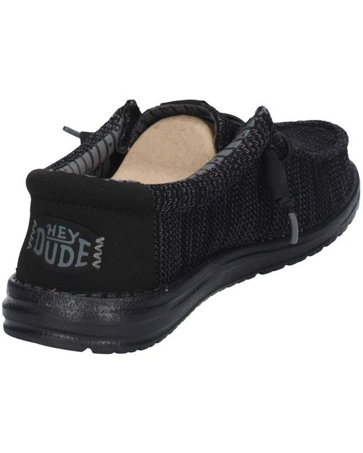Baskets HeyDude pour homme en coloris Black