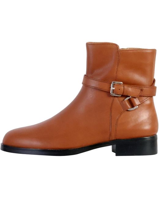 Boots Bottines Cuir Alénoa The Divine Factory en coloris Brown