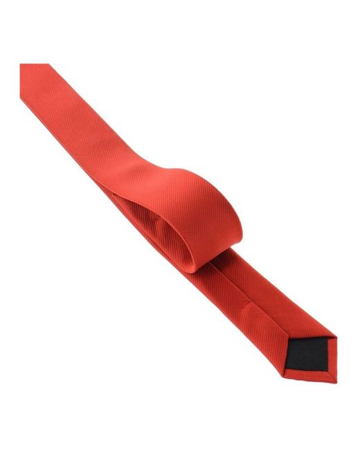 Cravates et accessoires Cravate Monochrome Clj Charles Le Jeune pour homme en coloris Red