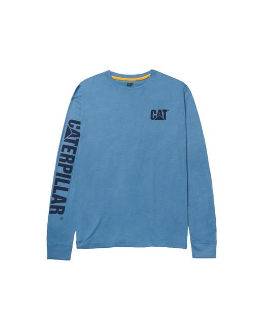 T-shirt Trademark Banner Caterpillar pour homme en coloris Blue