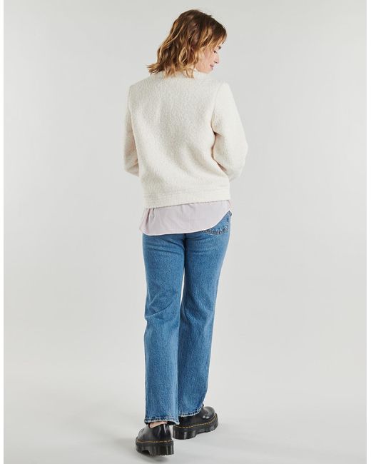 Vero Moda Windjack Vmjossy Ls Boucle Jacket in het White