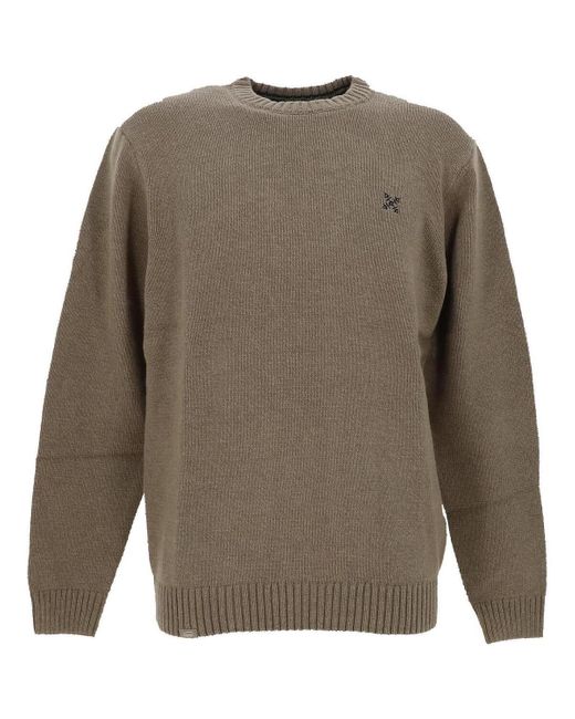 Pull Pull essentiel col rond staple Oxbow pour homme en coloris Brown