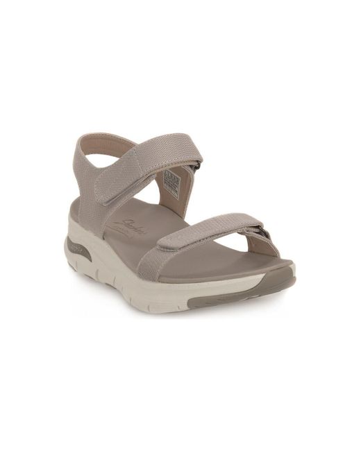 Sandales TPE ARCH FIT Skechers en coloris Gray