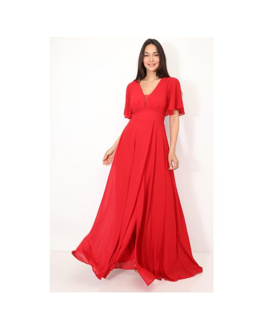 La Modeuse Jurk 70590_P165137 in het Red