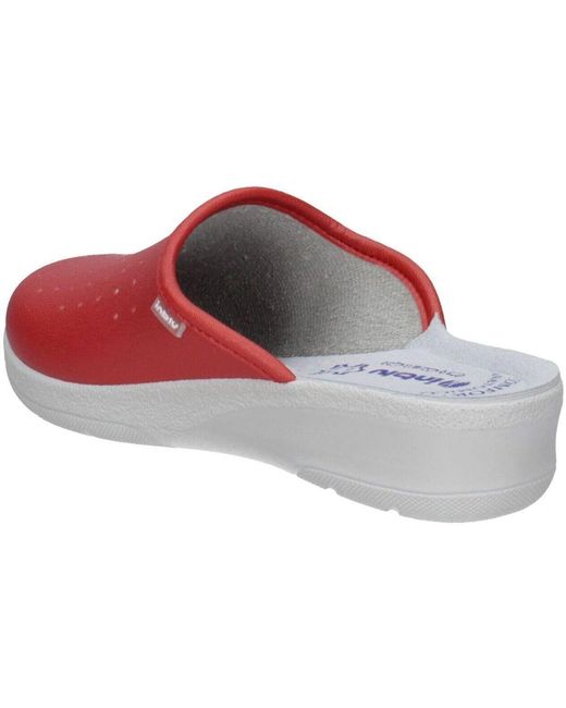 Mules Inblu en coloris Red