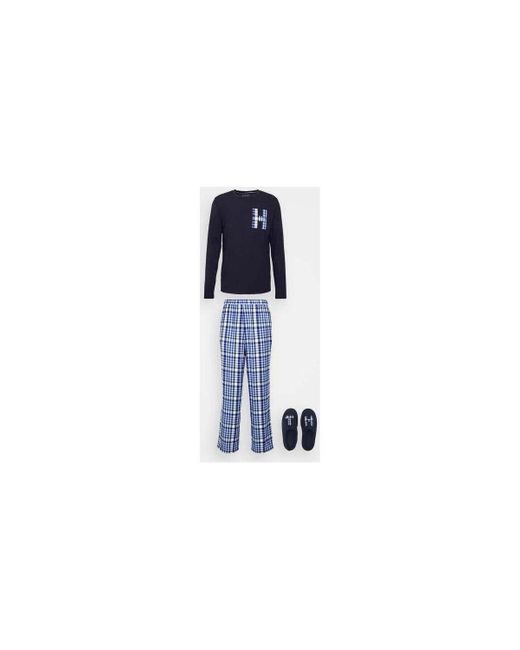 Pyjamas / Chemises de nuit Coffret pyjama marine en coton stretch Tommy  Hilfiger pour homme en coloris Bleu | Lyst