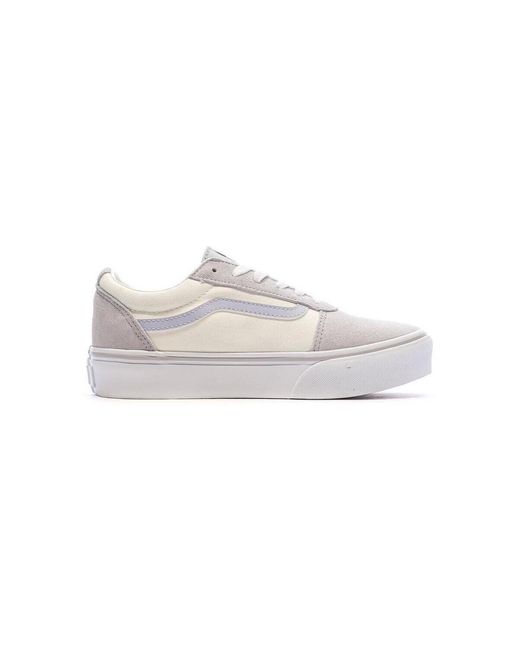 Baskets Basses Ward Platform Vans en coloris White