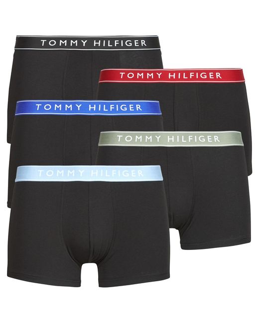Boxers 5P TRUNK WB Tommy Hilfiger pour homme en coloris Black