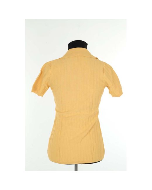 Blouses Top orange Sandro en coloris Yellow