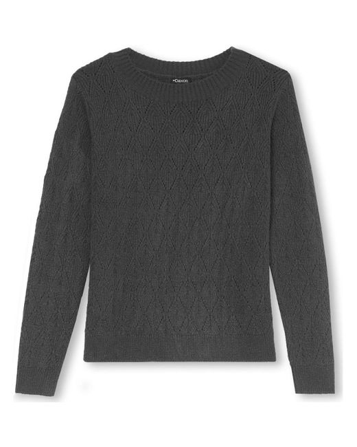 Pull by - Pull maille fantaisie Daxon en coloris Gray