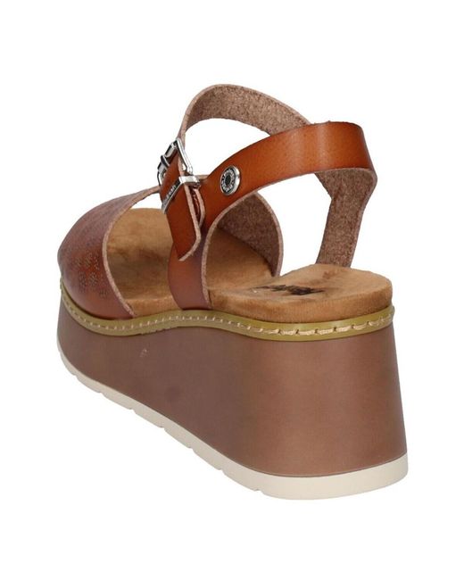 Sandales compensées Refresh en coloris Brown
