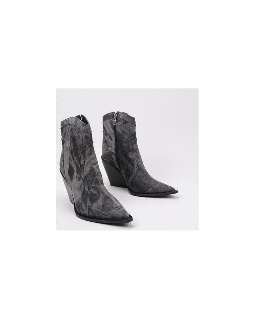Bottines DENA KRACK en coloris Gray