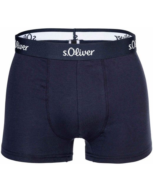 Caleçons Caleçon Paquet de 3 S.oliver pour homme en coloris Blue