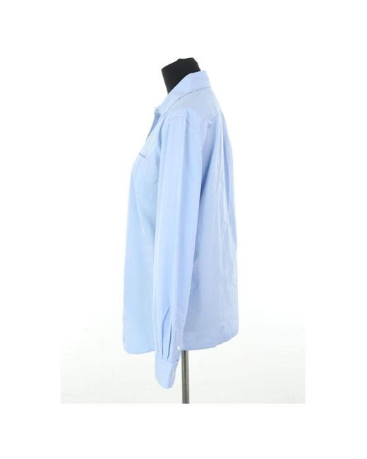 Chemise Chemise en coton bleue Max Mara en coloris Blue