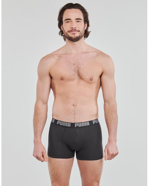 PUMA Boxers Basic X4 in het Gray voor heren