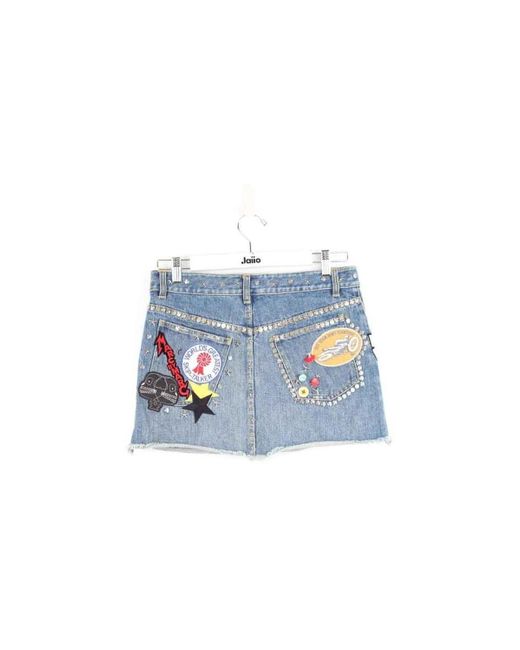 Jupes Mini jupe en coton Marc Jacobs en coloris Blue