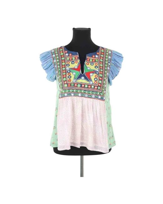 Blouses Blouse en coton multicolore Manoush