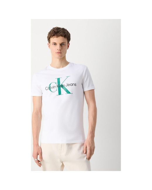T-shirt Ck Jeans pour homme en coloris White