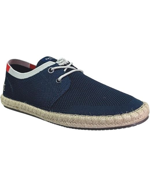 Pepe Jeans Nette Schoenen Tourist Sailor Knit in het Blauw voor heren - Lyst